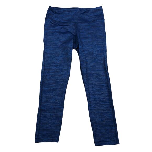 OUTDOOR VOICES Navy Blue Space Dye Tech Leggings Workout Gym Size Small Cropped - Picture 1 of 3